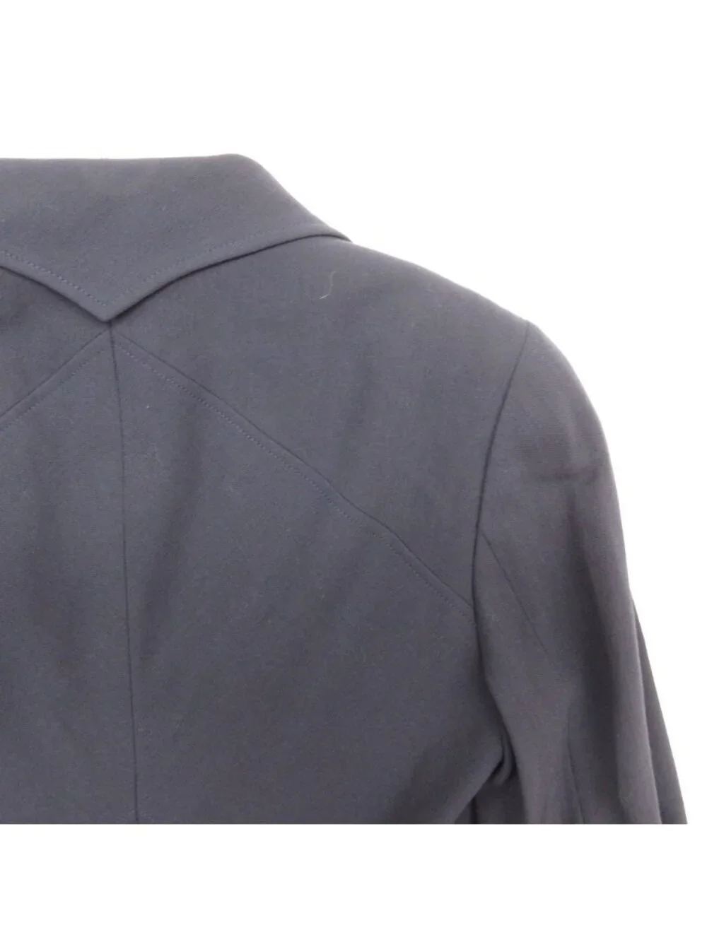Chanel Tailored Jacket Blazer Various Buttons Vintage Black